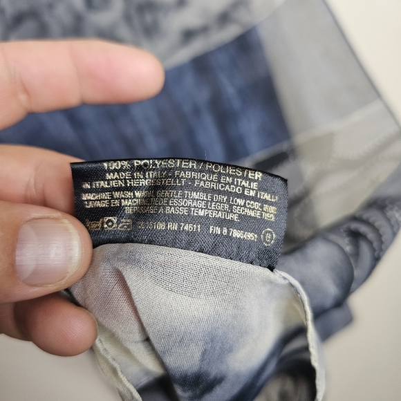 Vintage Tie Rack Art of the Scarf %100 Polyester Scarf Made in Italy - Picture 3 of 6